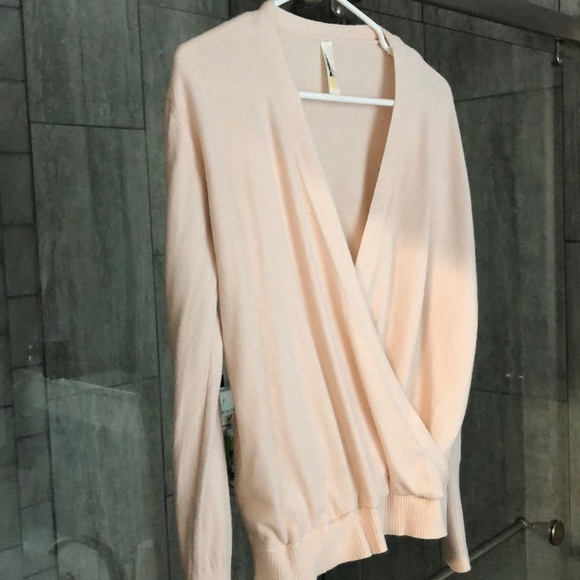 NWT Blush Wrap Sweater - Picture 2 of 3